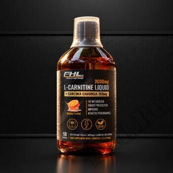 FHL L-Carnitine liquid 2000 mg with Garcinia Cambogia 500 mg 