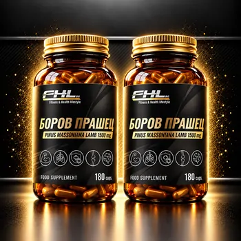 2 броя Боров прашец 1500 мг 360 капс